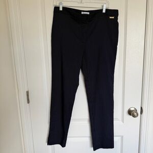 Calvin Klein Navy Pinstripe Pants